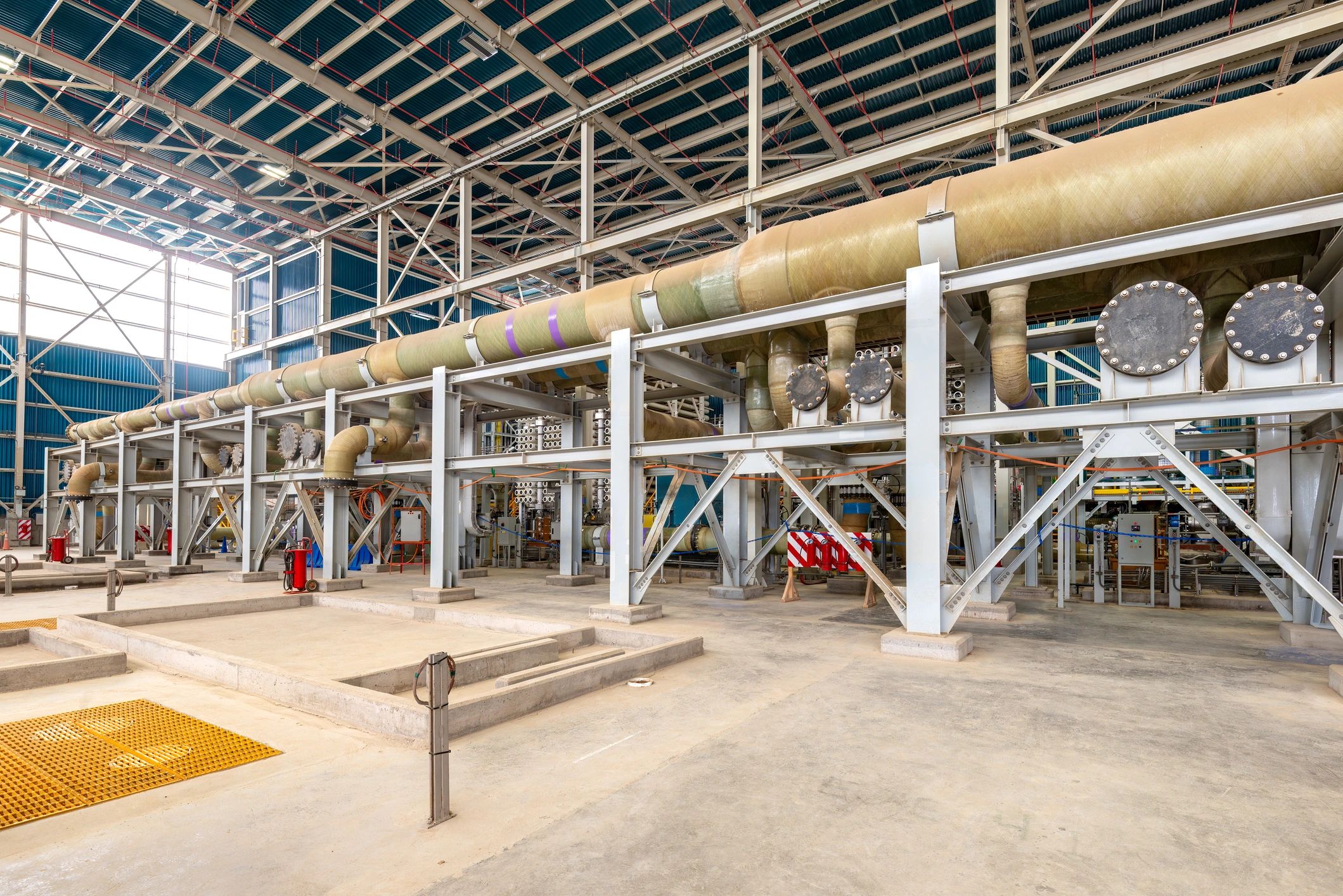 Industrial engineering facility representing professional fire protection support